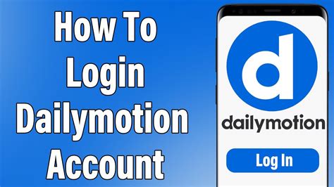 dailymotion login|log into dailymotion.